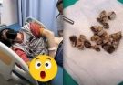 Man hospitalized after allowing himself to be pen…